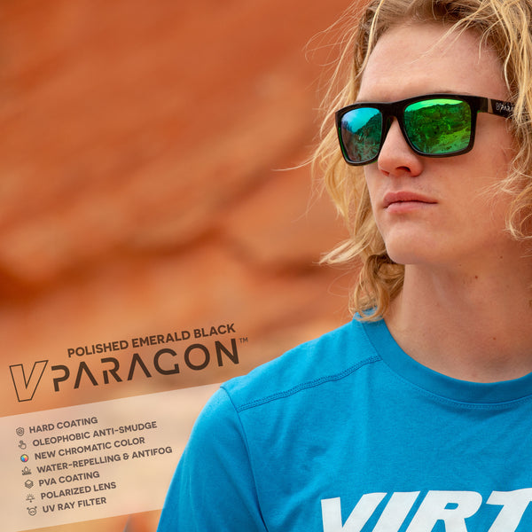 Virtue V-Paragon Sunglasses - Polished Emerald Black